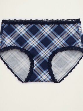 NWT Aerie Superchill Cotton Lace Boybrief Panty